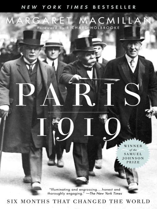 Title details for Paris 1919 by Margaret MacMillan - Wait list